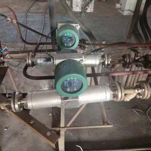 Application of straight tube Coriolis mass flow meter in terminal oil tank.