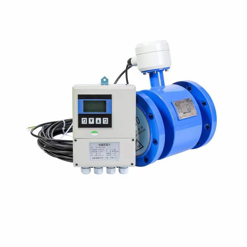 DN50 split electromagnetic flowmeter with display