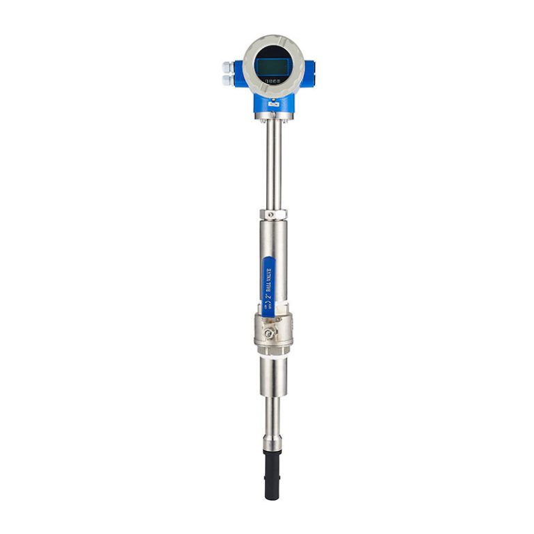 Insertion Magnetic Flow Meter with ball valve installation