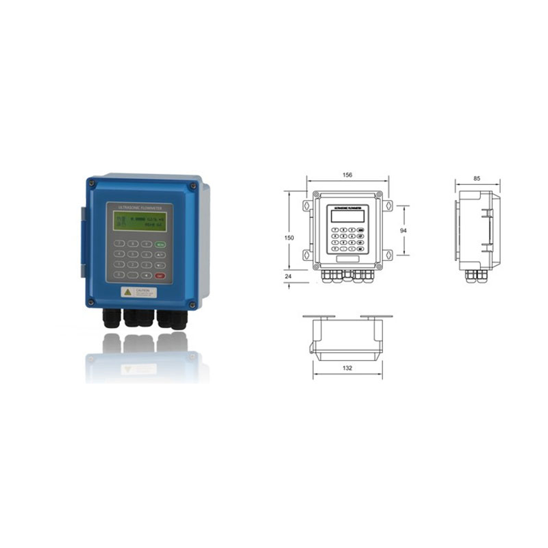 Clamp-on-Ultrasonic-Flow-Meter-dimension