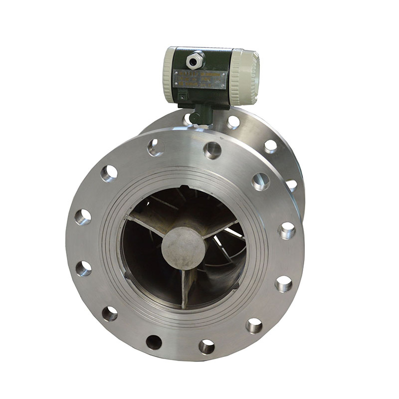 High Pressure Turbine Flow Meter flange connection side view