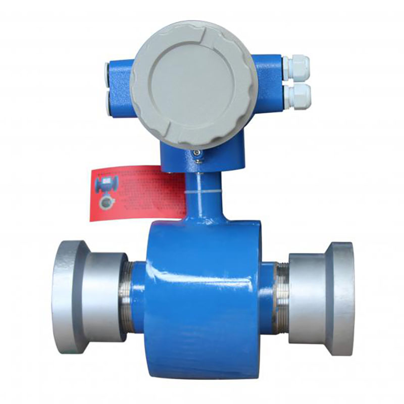 High-pressure electromagnetic flowmeter threaded connection back