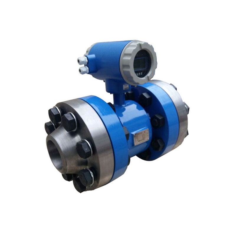 High pressure electromagnetic flowmeter