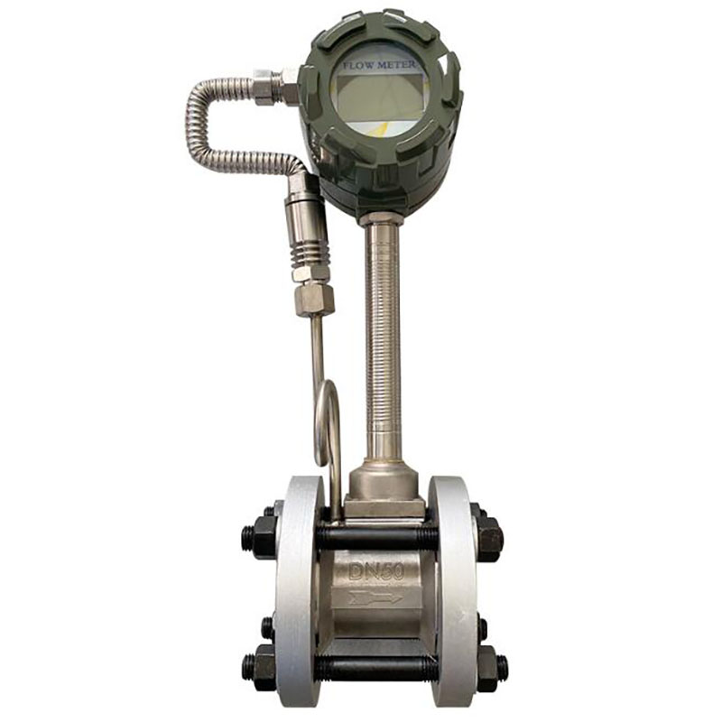 Integrated Vortex Flowmeter With Flange Clamp Mount