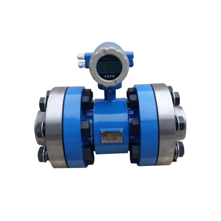 Integrated high-pressure flange connection electromagnetic flowmeter