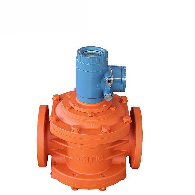 LL-Series-Roots-Wheel-PD-Flow-Meter-for-Liquids-Cast-Iron-Material