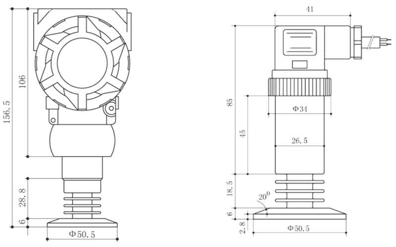 Sanitary Pressure Transducer Technical Parameters