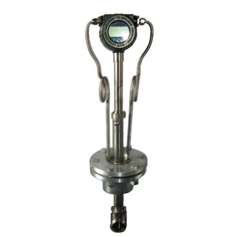 Simple Insertion Vortex Flow Meter with temperature and pressure compensation