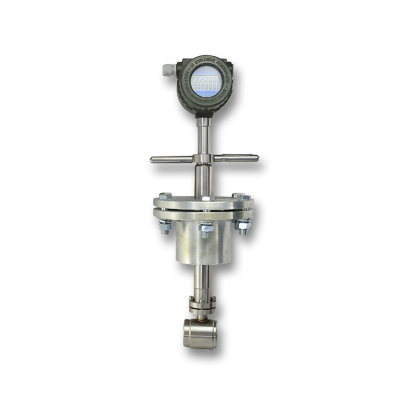 Simple Insertion Vortex Flow Meter