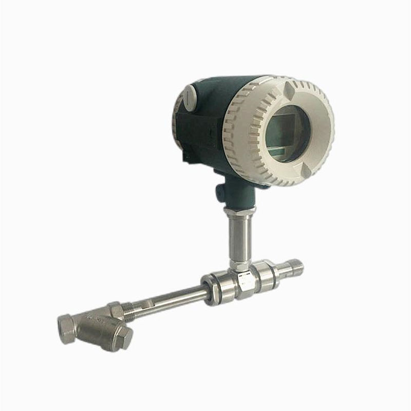 Threaded Connection Turbine Type Flow Meter DN2~DN10 with front and rear straight pipe sections