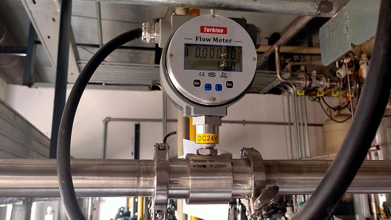 Turbine flow meter for Food hygiene industry