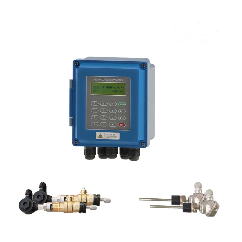 Wall-mounted main unit ultrasonic heat meter with Insert temperature sensor and Insert flow sensor