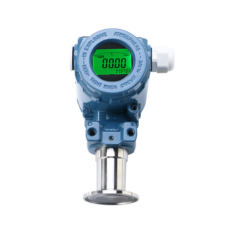 sanitary pressure transducer with digital display