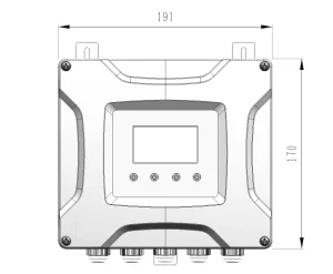 Low-Cost Radar Level Sensor Split type Dimensions