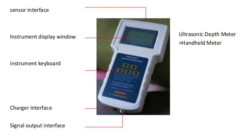 Portable Ultrasonic Water Depth Meter host structure