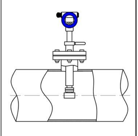 Inserted Vortex Flowmeter